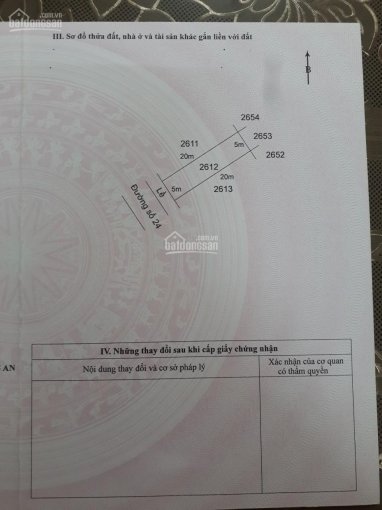 Bán sổ hồng 5x20 thị trấn Thủ Thừa 1 tỷ, thổ cư 100m2, đường nhựa 10m