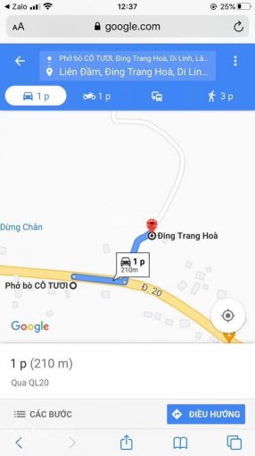 Bán đất Di Linh - Lâm Đồng cách Quốc Lộ 20 chỉ 20m, 760k/m2, hơn 1000m2/nền LH: 0938 948 737