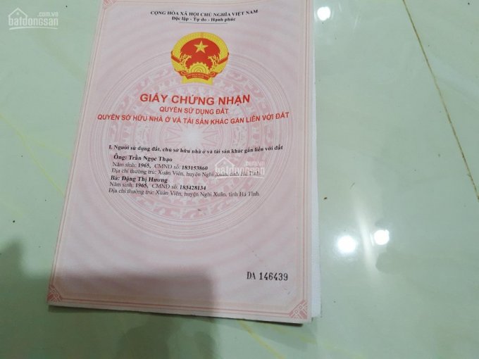 Tôi kẹt tiền cần bán lô đất đường Nguyễn Đổng Chi, thị xã Hồng Lĩnh, diện tích 176 m2