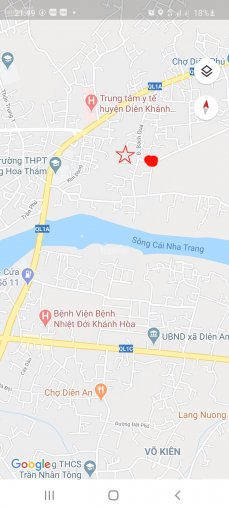 Bán đất DT 209m2, ngang 10m. Đường Bạch Qua thôn 4 Diên Phú, H. Diên Khánh, Khánh Hòa tặng kho 85m2