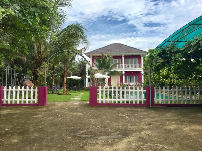 Hoa hậu khuôn viên nghỉ dưỡng full nội thất bể bơi, sân vườn. Đầy đủ tiện nghi tại Nhuận Trạch - LS