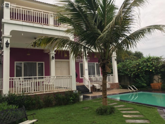 Hoa hậu khuôn viên nghỉ dưỡng full nội thất bể bơi, sân vườn. Đầy đủ tiện nghi tại Nhuận Trạch - LS