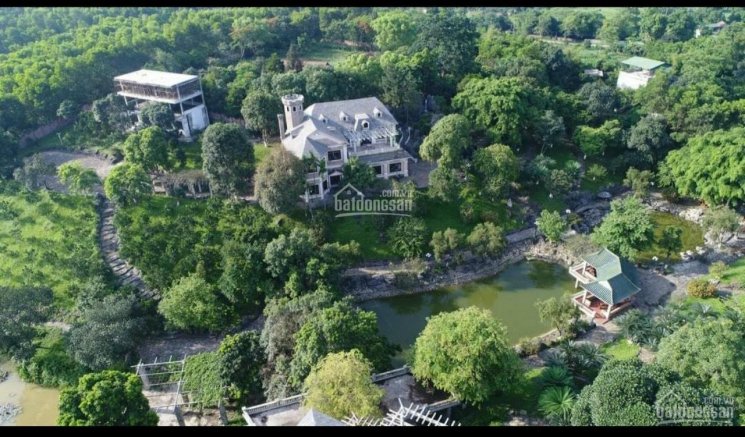 Siêu phẩm nghỉ dưỡng khuôn viên Cát Tường Thiên hot nhất tại Lương Sơn, DT: 3ha, có 2400m2 thổ cư
