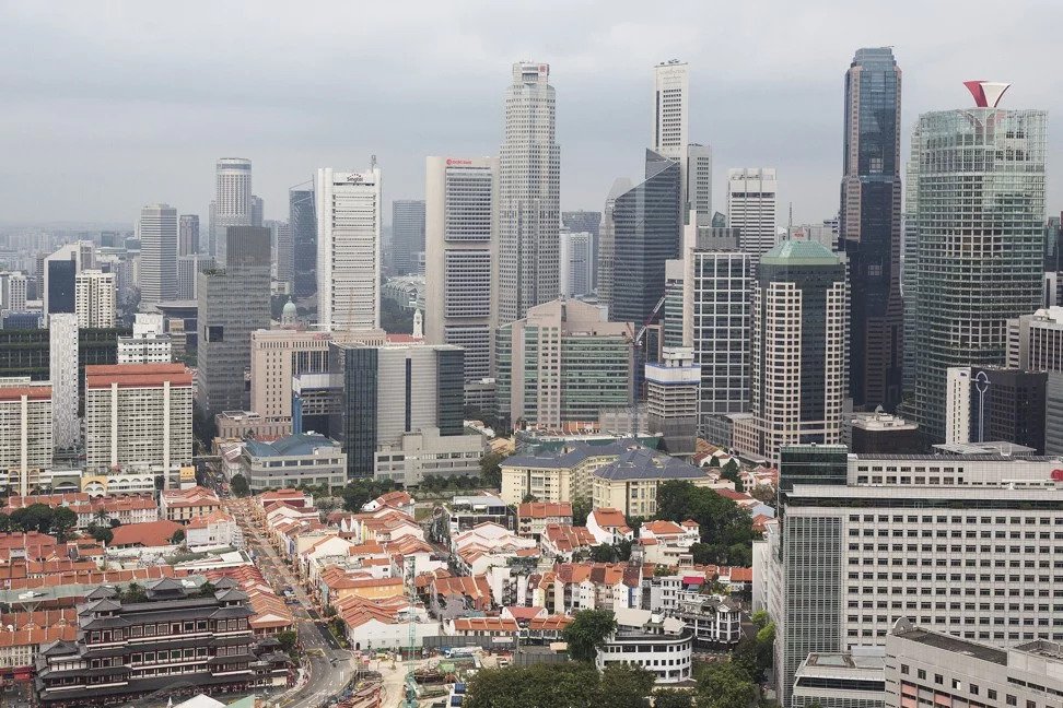 các tòa nhà cao tầng tại Singapore