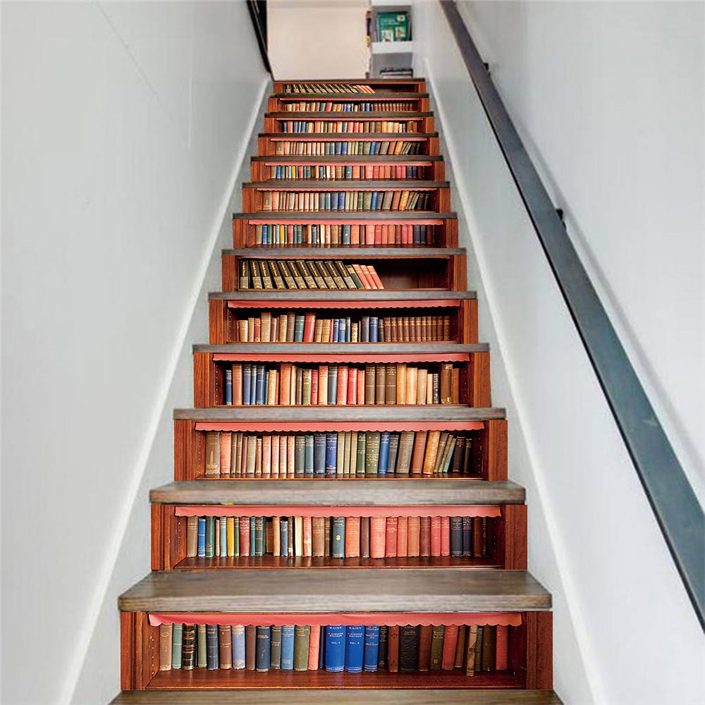 Đây là mẫu cầu thang thiết kế riêng cho dân “mọt sách”