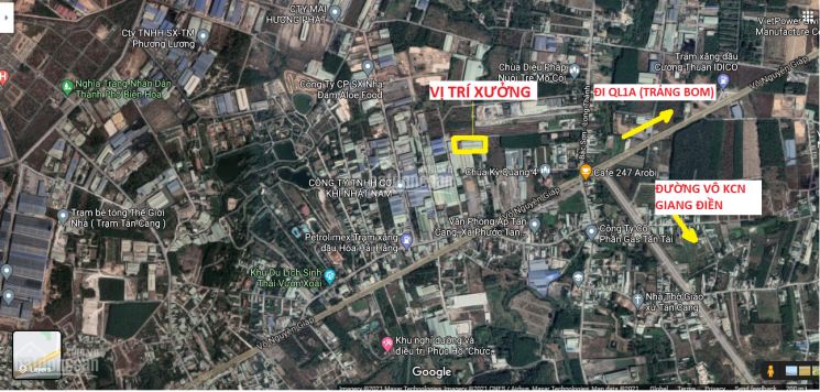 Nhà xưởng 7.000m2 có văn phòng điện 3 pha 1.000kva cho thuê - Võ Nguyên Giáp, Biên Hòa