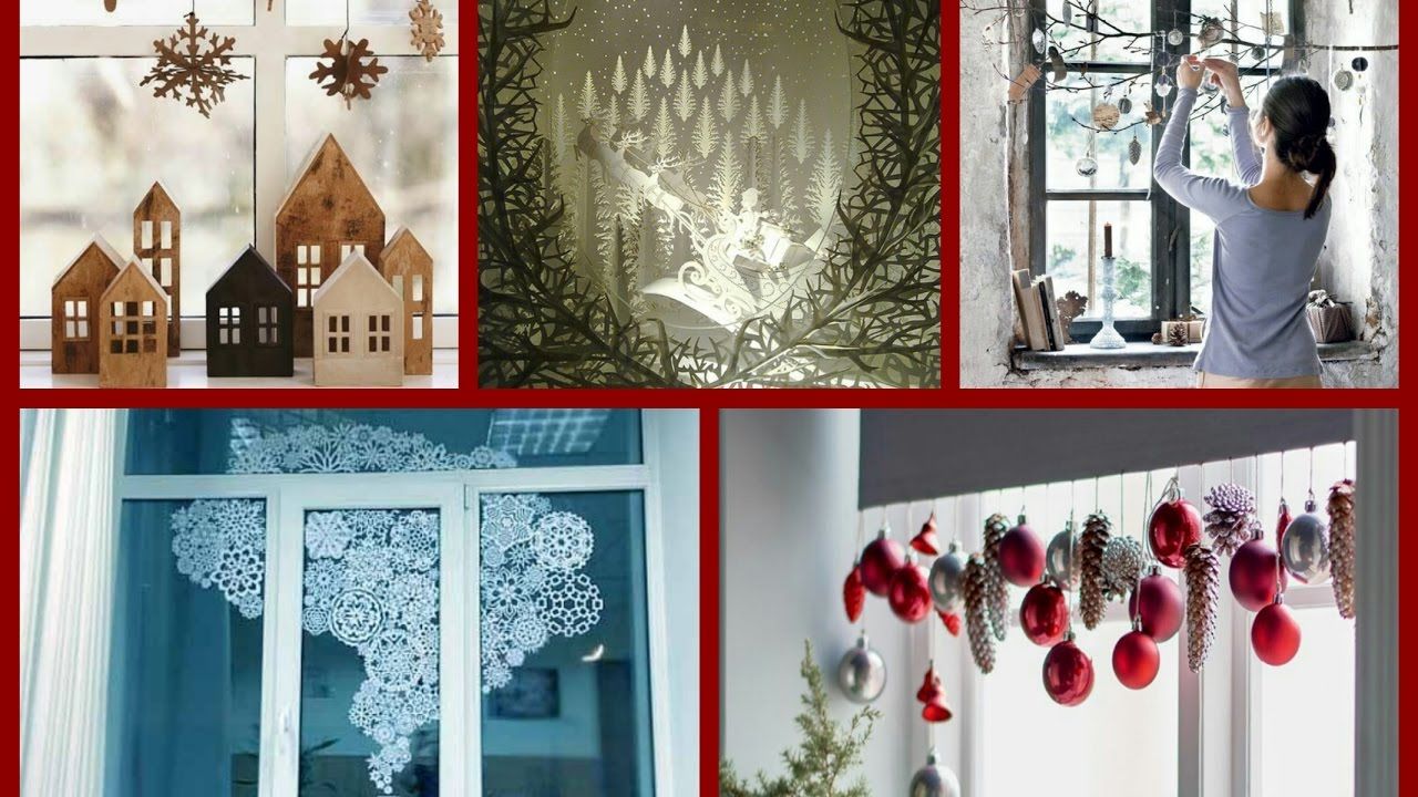 Một số ý tưởng trang trí cửa sổ nhân dịp Giáng Sinh