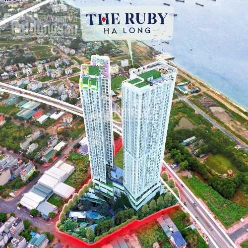 Bán căn shop chân đến 2 mặt tiền tại The Ruby Hạ Long