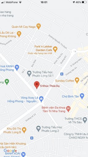 Cho thuê mặt bằng kinh doanh đường Khúc Thừa Dụ, phường Phước Long, TP Nha Trang