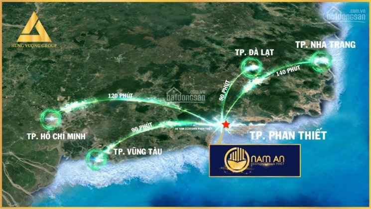 Đất nền Phan Thiết sổ đỏ trao tay, hạ tầng hoàn thiện 100% - đón sóng cao tốc sân bay