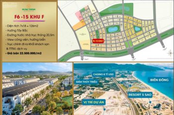 Chính chủ bán lô dất đường 20,5m dự án 602 Hưng Thịnh ở Bãi Dài Cam Ranh - 0982756025