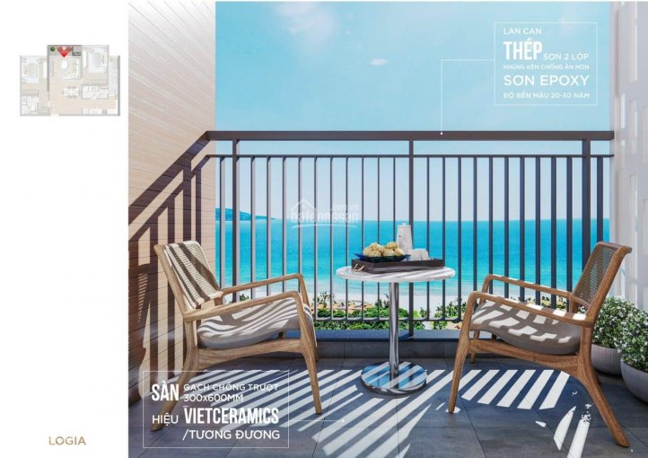 Cơ hội sở hữu căn hộ mơ ước bên bờ biển Mỹ Khê xinh đẹp giữa lòng Đà Nẵng,hỗ trợ vay 80%,CK cao 17%