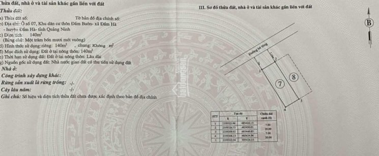 Chính chủ cần bán gấp 2 lô góc đẹp cạnh nhau, cảng Đầm Buôn, xã Đầm Hà, huyện Đầm Hà