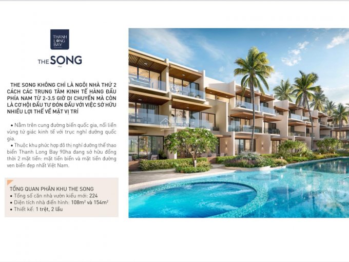 Nơi Đầu Tư Sinh Lời , Lợi Nhuận Cam Kết - Nhà Phố Thương Mại Biển Thanh Long Bay Bình Thuận