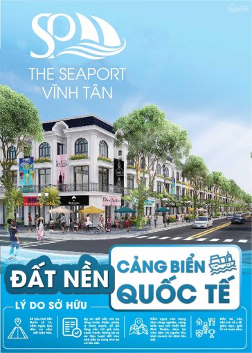 Đầu tư mùa dịch đất nền cảng biển, chỉ từ 1 tỷ xx/lô, The Seaport Vĩnh Tân Bình Thuận, cơ hội ĐT