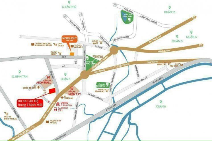 Hưng Thịnh nhận giữ chỗ căn hộ mặt tiền Tên Lửa, kế bên Aeon Bình Tân, CK khủng từ 4,5% - 18%