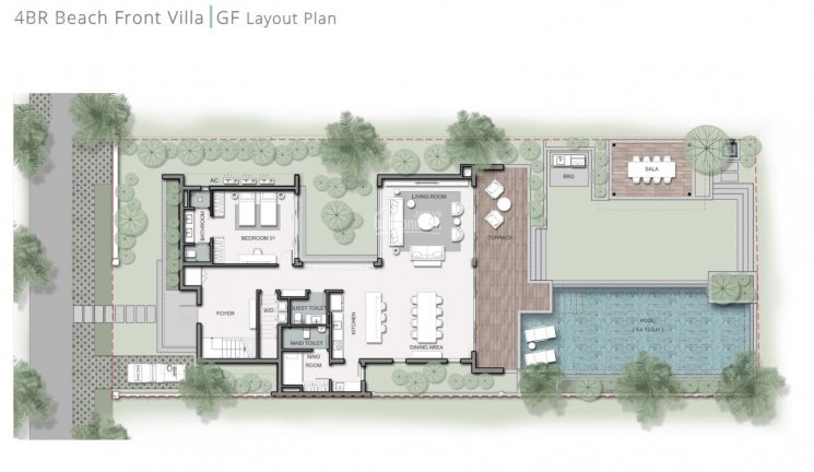 Biệt Thự Garden Sổ Hồng MAIA Quy Nhơn 4PN - 600m2 Full Nội Thất - Nhận nhà 2024 | Giá 23 tỷ