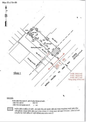 Cho thuê 410 Nguyễn Thị Minh Khai, Q3, 22x35m, 1 trệt, 3 lầu, DTSD: 2.300 m2, giá 400 tr/th