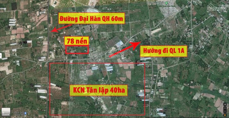 800 triệu sở hữu lô đất nền siêu đẹp 102m2 đối diện KCN Tân Lập và đường Đại Hàn, Cam Lâm, Bãi Dài