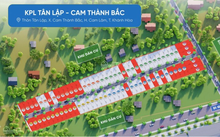 Thông tin đầu tư hot nhất tại Cam Lâm, Khánh Hòa từ 676 triệu tới 6,9 tỷ - sổ đỏ từng lô