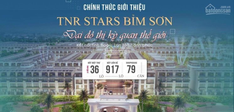 Nhận đặt chỗ suất đầu tư sớm dự án siêu đẹp và tốt nhất Thanh Hóa TNR Bỉm Sơn