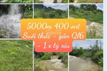 5000m có 900 thổ cư thác nước to chỉ hơn 1 tỷ ở Tân lạc, Hoà Bình . LH 0917.366.060.