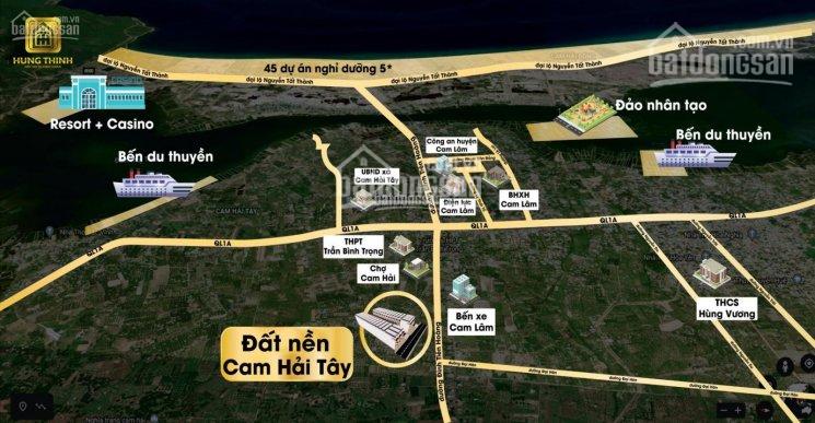 900tr cần bán lô đất nền Cam Lâm - Cam Hải Tây - gần đường Đinh Tiên Hoàng, hạ tầng đồng bộ