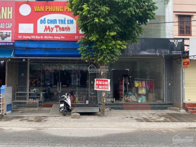 Cho thuê cửa hàng kinh doanh, buôn bán phố Nguyễn Thiện Thuật, TX Mỹ Hào
