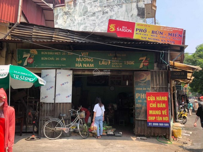 Chính chủ cho thuê nhà 2 mặt tiền phố Dương Quảng Hàm, Cầu Giấy, 100m2