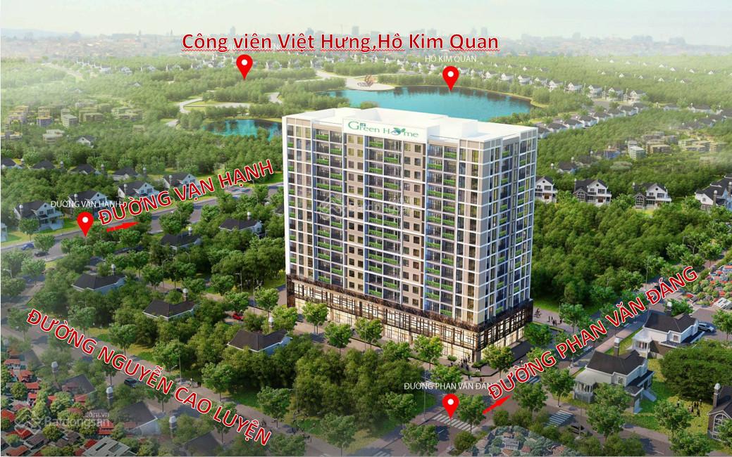 Mở bán chính thức Phương Đông Green Home KĐT Việt hưng từ 27,5 tr/m2, vay LS 0%, chiết khấu 3,5%