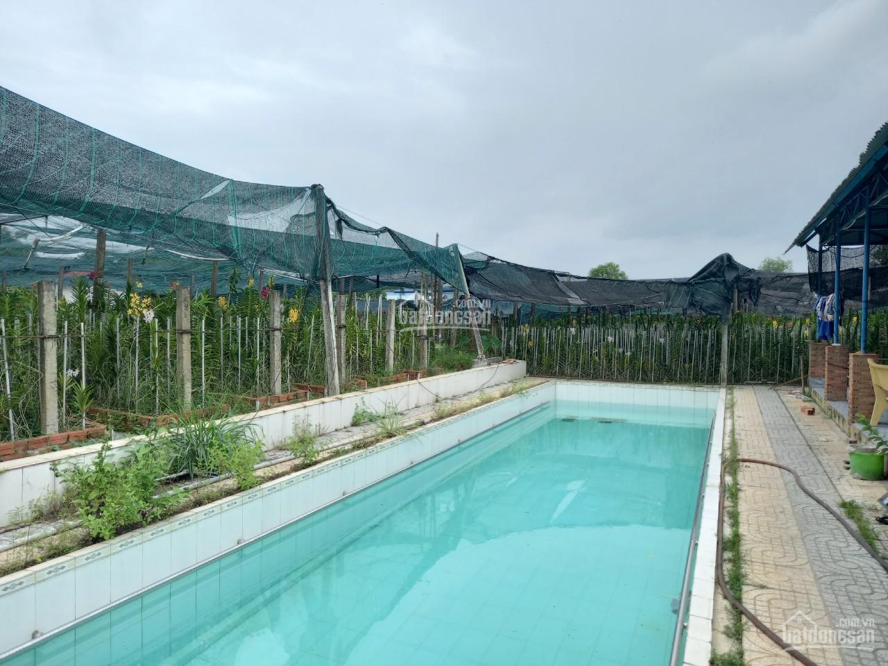Bán nhà vườn nghỉ dưỡng giá 11 tỷ, DT 10620 m2 gồm nhà + đất + sổ hồng + vườn cây ăn trái