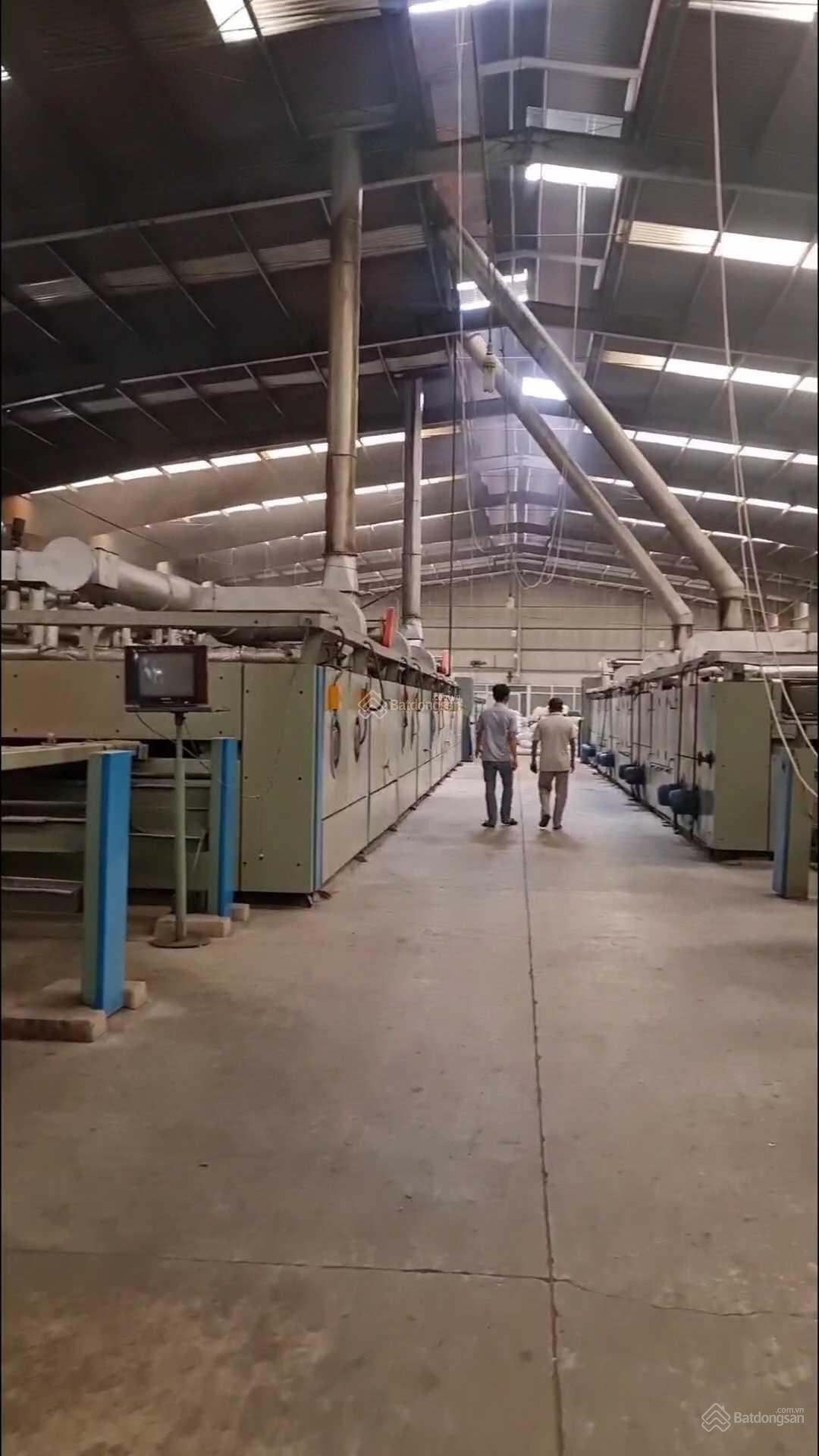 Bán nhà máy dệt nhuộm vải đang hoạt động