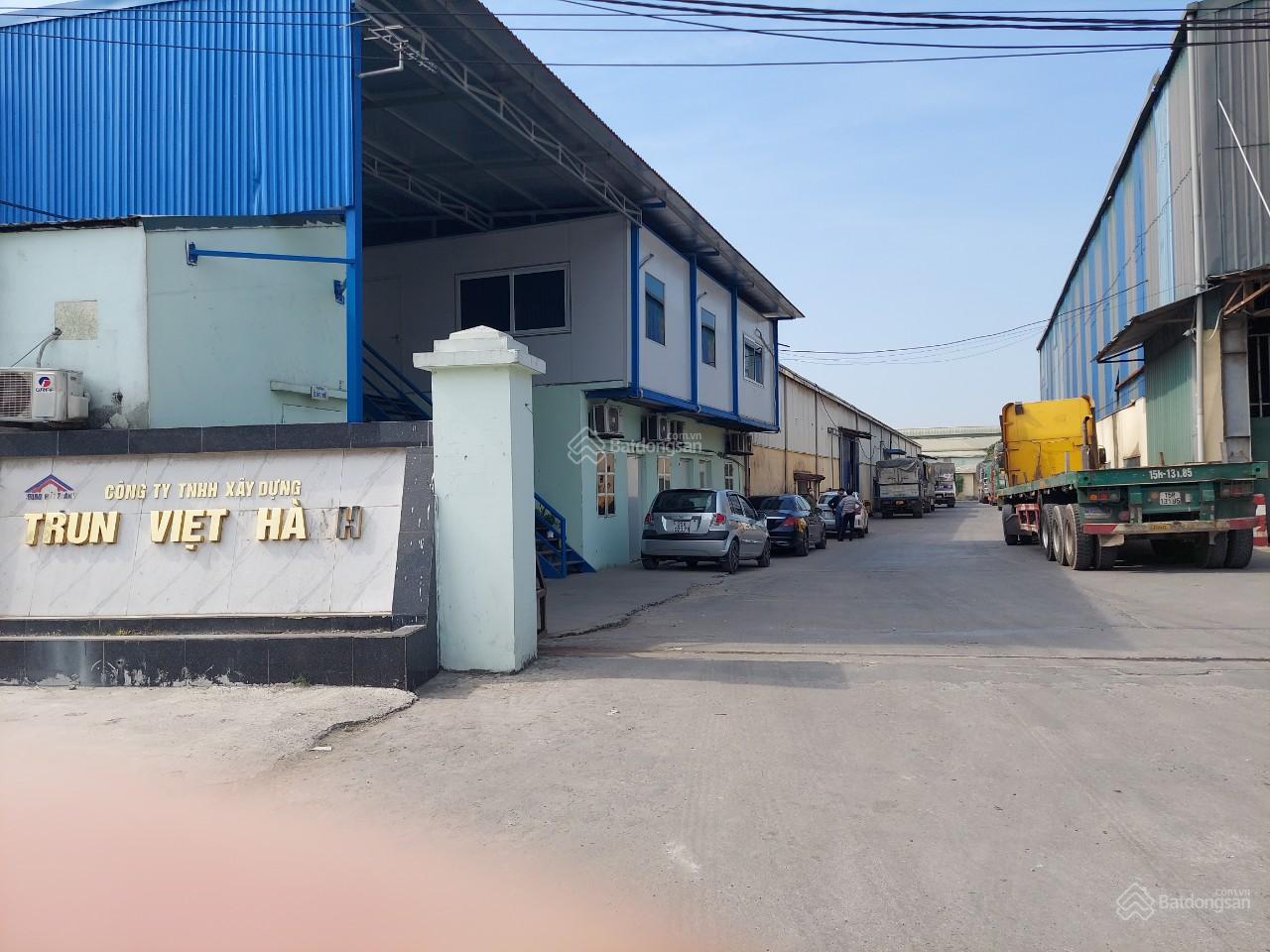 Bán xưởng sát ngã tư phố nối A đang cho thép Việt Ý thuê. Xây sẵn 5 xưởng DT 14427m2