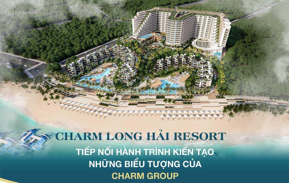 Charm Resort Long Hải 5*, 1 căn view biển DT 38m2 giá chỉ 2tỷ5, thanh toán 250tr nhận căn hộ