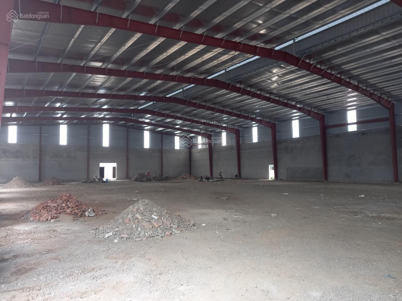 Cho thuê 7500 - 9000 m2 kho xưởng mới tại QL5, TT Lai Cách, Cẩm Giàng, Hải Dương