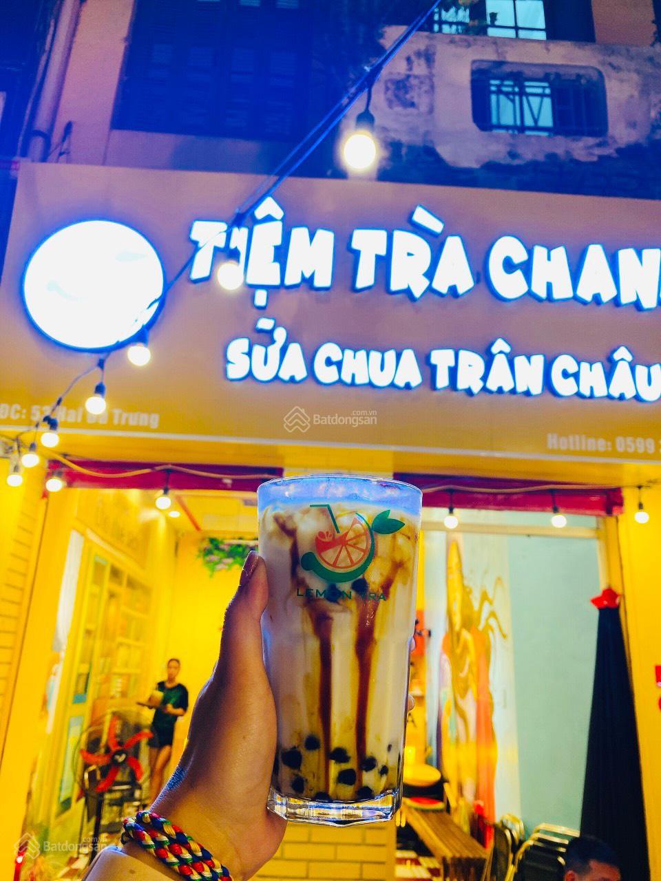 Sang nhượng quán trà Lemon Tra mặt phố Hai Bà Trưng, Hoàn Kiếm, Hà Nội