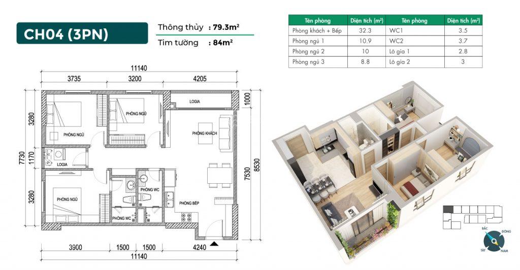 Phương Đông Green Home chỉ từ 1,4 tỷ/căn, HTLS 0% 18 tháng; ck 3,5 %, vị trí trung tâm Q. Long Biên
