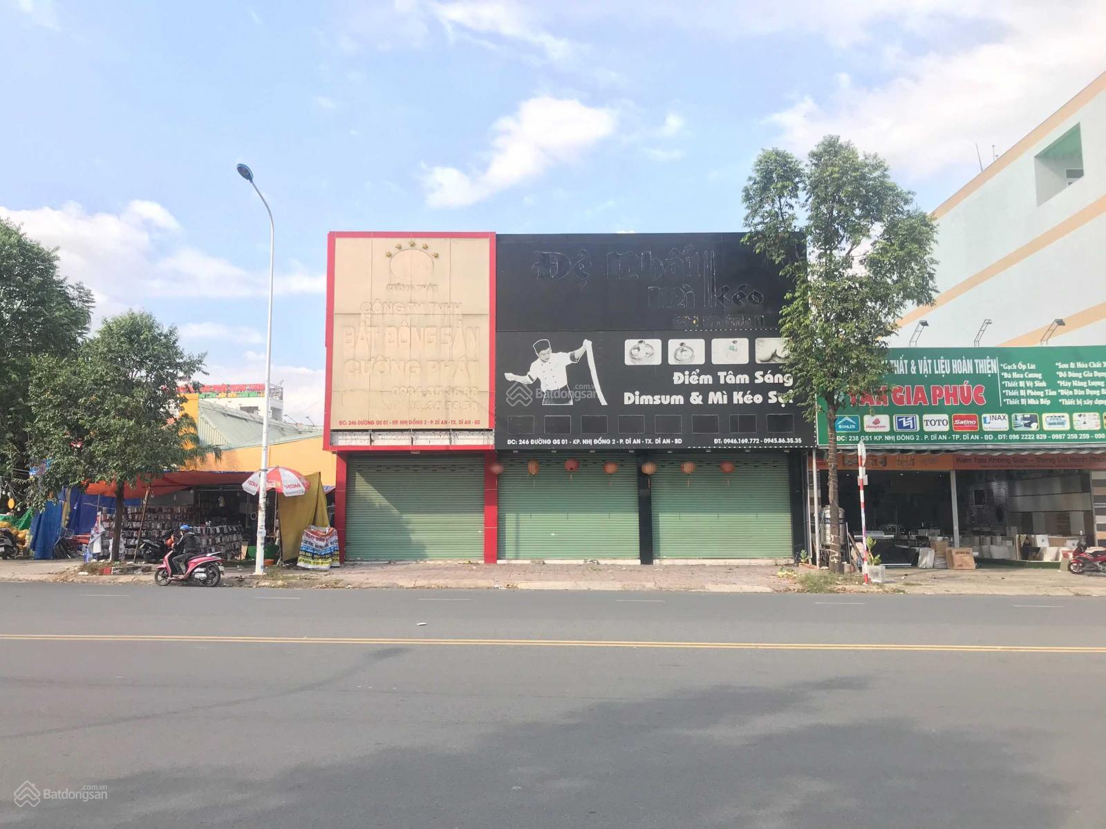 Cho thuê mặt tiền đường đầu đường GS1 - Nguyễn An Ninh (Truông Tre) Dĩ An
