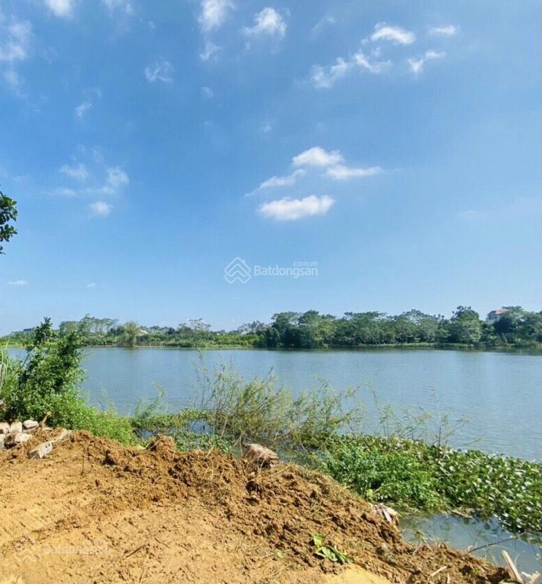Bán đất Sơn Tây gần CNC Hoà Lạc, giá 1.2 tỷ, đường 2 ô tô tải tránh tầm nhìn view hồ