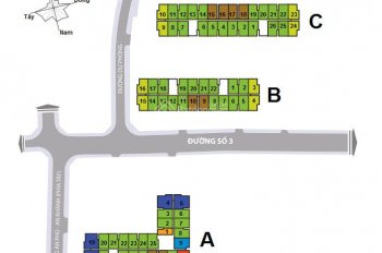 Cho thuê Shophouse chung cư Bộ Công An Quận 2 DT 7.2x17.5m thuận tiện kinh doanh